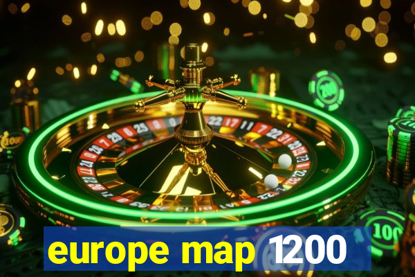 europe map 1200