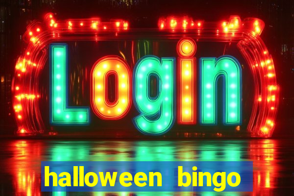 halloween bingo cards with numbers