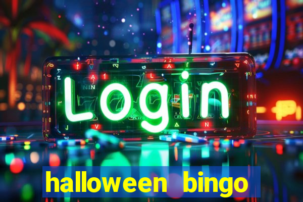 halloween bingo cards with numbers