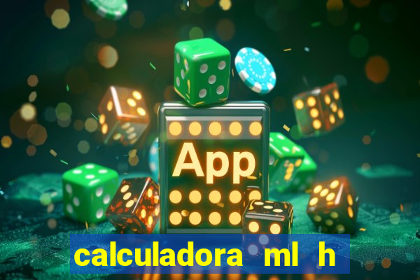 calculadora ml h para mcg kg min