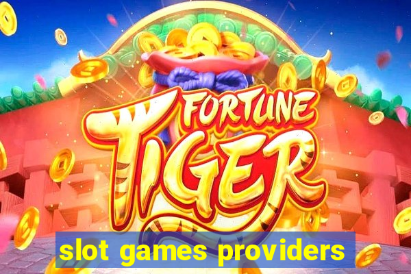 slot games providers