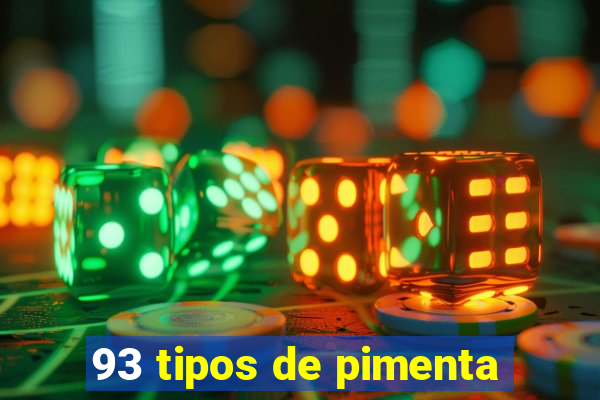 93 tipos de pimenta