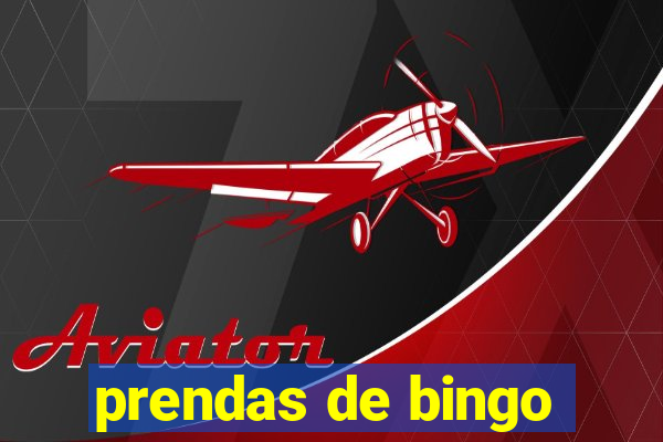 prendas de bingo