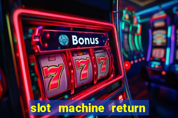 slot machine return to player