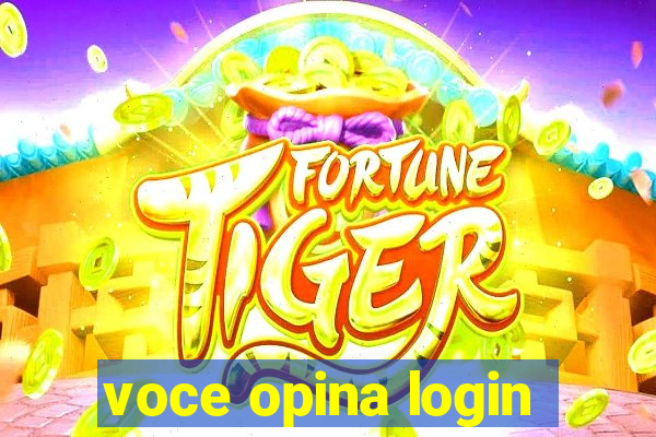 voce opina login