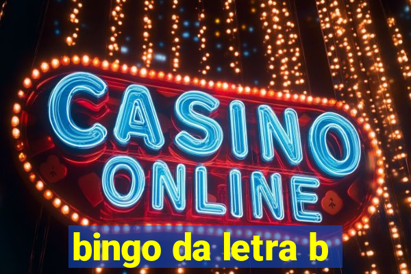 bingo da letra b