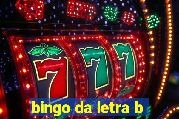 bingo da letra b