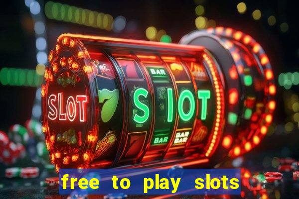 free to play slots online no download