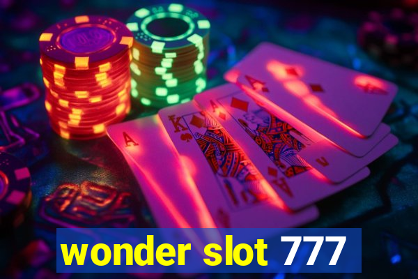 wonder slot 777