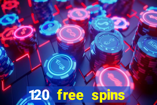 120 free spins online casino promotion