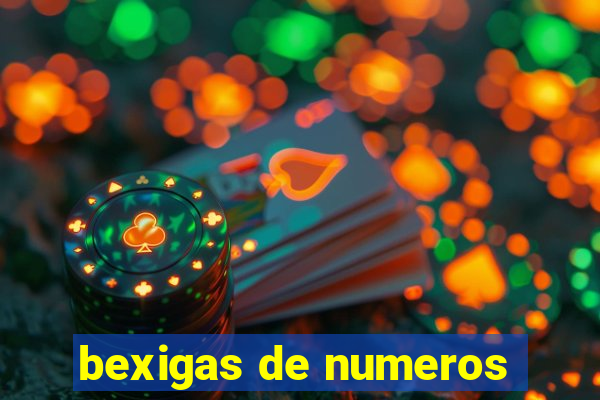 bexigas de numeros