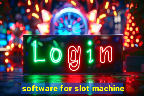 software for slot machine