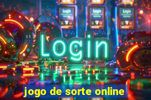 jogo de sorte online