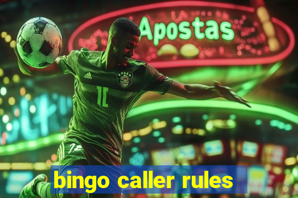 bingo caller rules