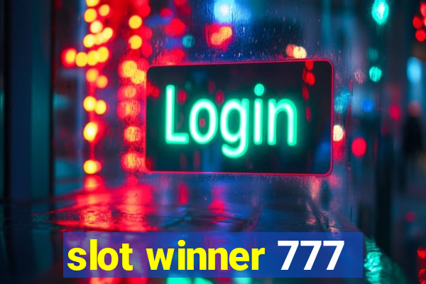 slot winner 777