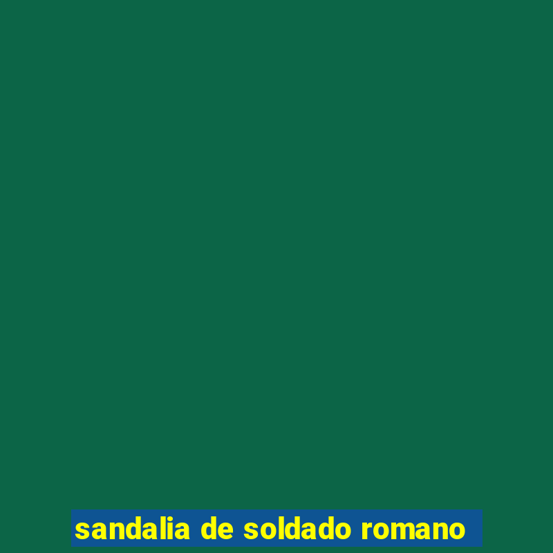 sandalia de soldado romano